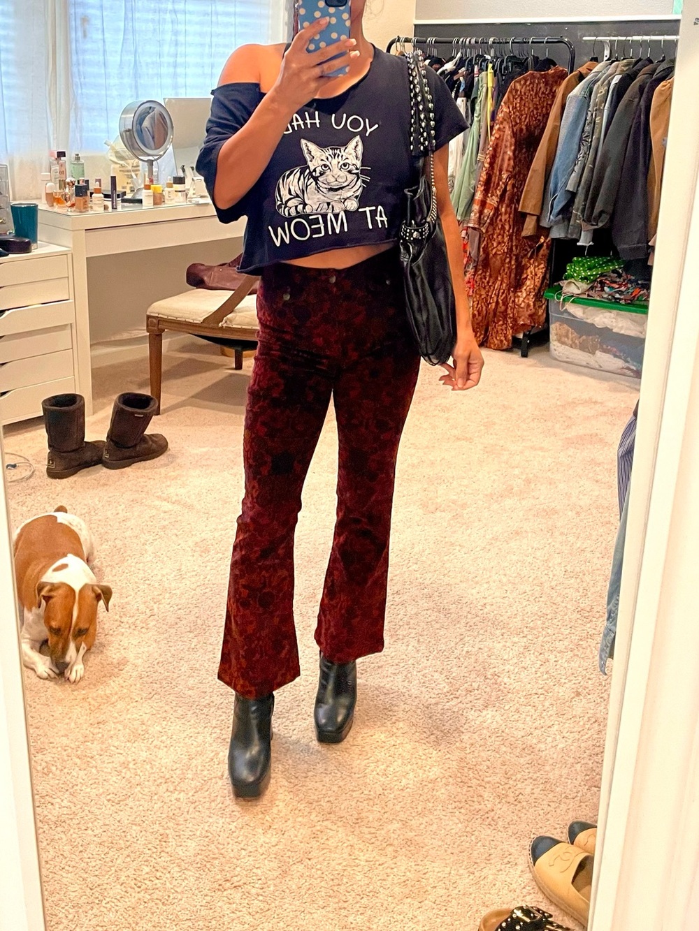 NWOT Free People corduroy cropped pants Size 0